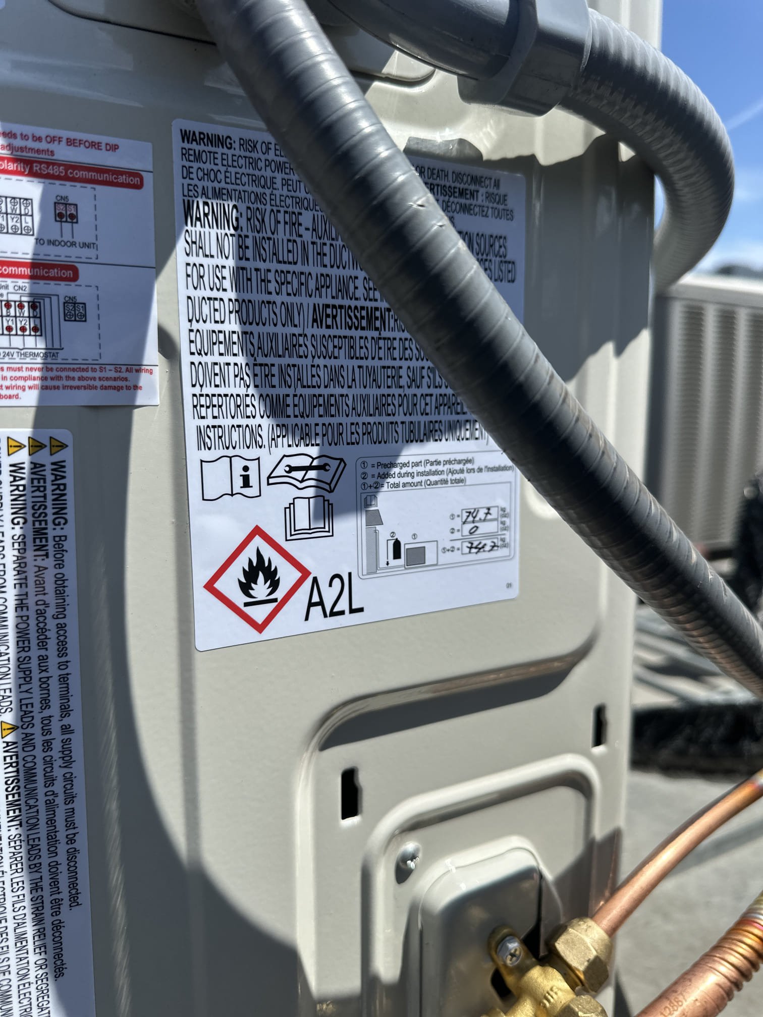 We completed a comprehensive heat pump conversion, ensuring optimal performance and efficiency. We removed and disposed of the existing equipment, then connected the 115V/220V air handler to the existing electrical connection. A 2-ton 18 SEER Carrier inverter heat pump condenser was installed, along with a matching 2-ton Carrier air handler. Electrical service disconnect boxes, whips, and a safety shut-off switch were added. We also installed a drain pan, condenser pad, and electrical pigtail. The system was connected to the existing low voltage line, supply plenum, and air ducts, and all supply vents were sealed. A new breaker was installed, and the Carrier standard warranties were applied.