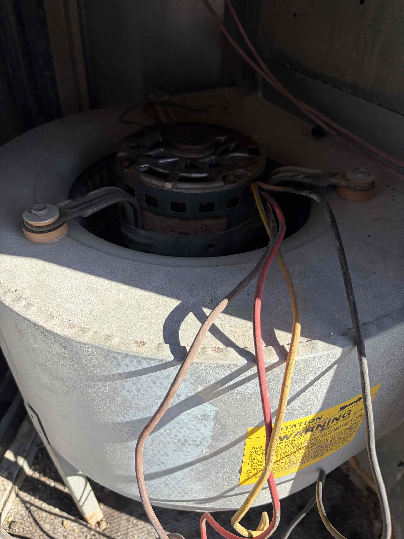 I replaced the burnt-out indoor blower motor with a new PSC motor. The old motor was removed, and the new motor was installed, ensuring all connections were secure. Additionally, I replaced the capacitor to ensure optimal performance. The system was tested to confirm the new motor and capacitor were functioning correctly, restoring proper airflow.