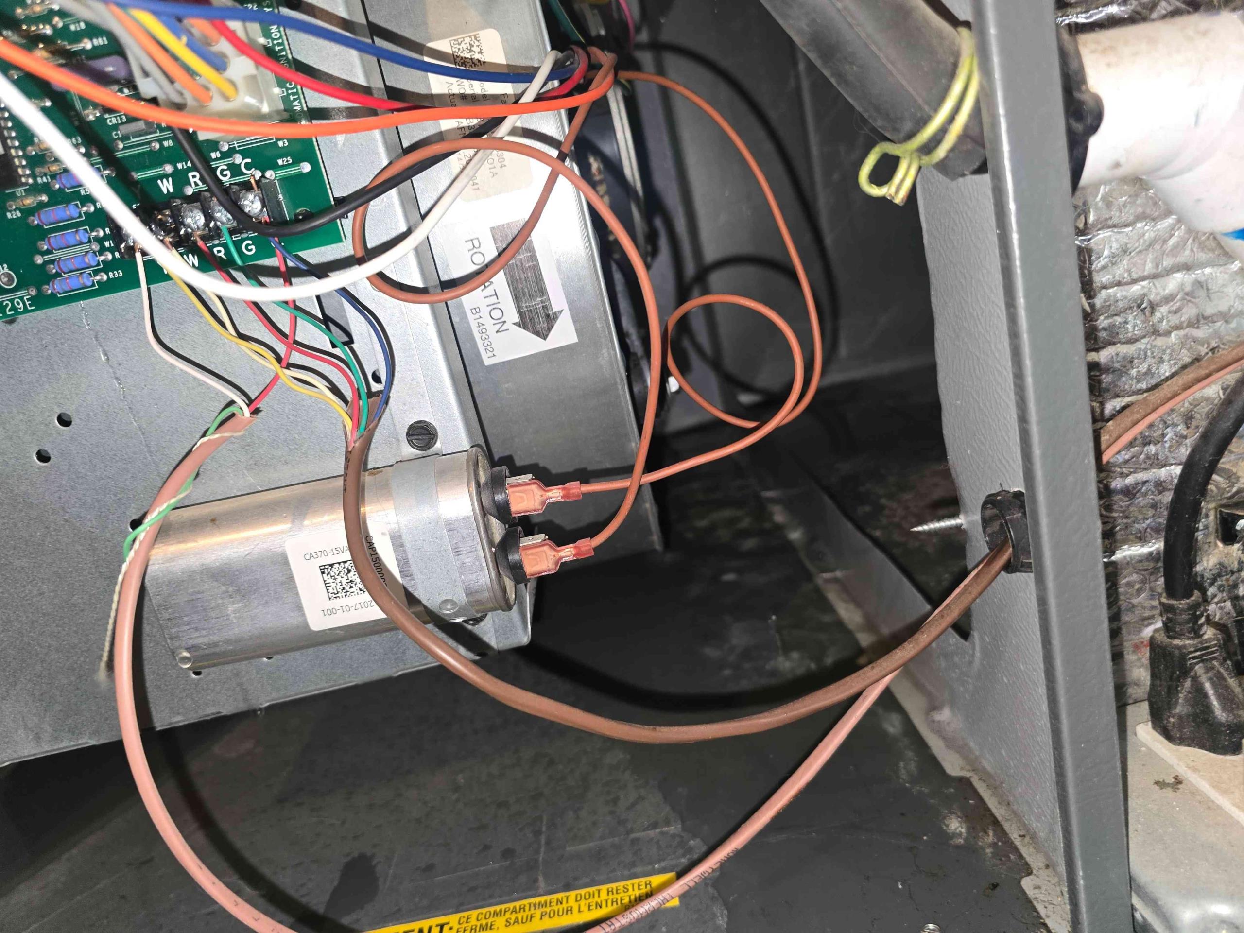 Upon inspection of the system, we identified a water leak in the basement. The condensate pump was checked and found to be in need of replacement. Additionally, we discovered that the PVC drain was condensing water, which contributed to the leak. After cycling the system on cool, we found that the refrigerant pressures were normal, but there was a restriction on the suction side. Upon further investigation, we found that the filter was clogged, a common issue for clients with pets. We recommended replacing the filter at least once a month to prevent future issues. The clogged filter caused the indoor evaporator coil to freeze, which then thawed and caused water to drip into the blower compartment and onto the basement floor. We recommended either deep cleaning or replacing the indoor evaporator coil. The client will contact us again if problems persist.