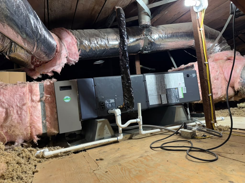 I completed a heat pump conversion, including pulling the necessary permit and conducting a HERS test. The installation involved removing and disposing of old equipment, connecting the air handler to existing electrical connections, and installing a Carrier Performance 2 TON Up To 19 SEER2 Inverter Heat Pump Condenser. Electrical components, drain pans, and safety switches were also installed. The job was completed under standard Carrier warranties, with a payment plan of 10% deposit, 70% upon crew arrival, and 20% upon equipment startup.