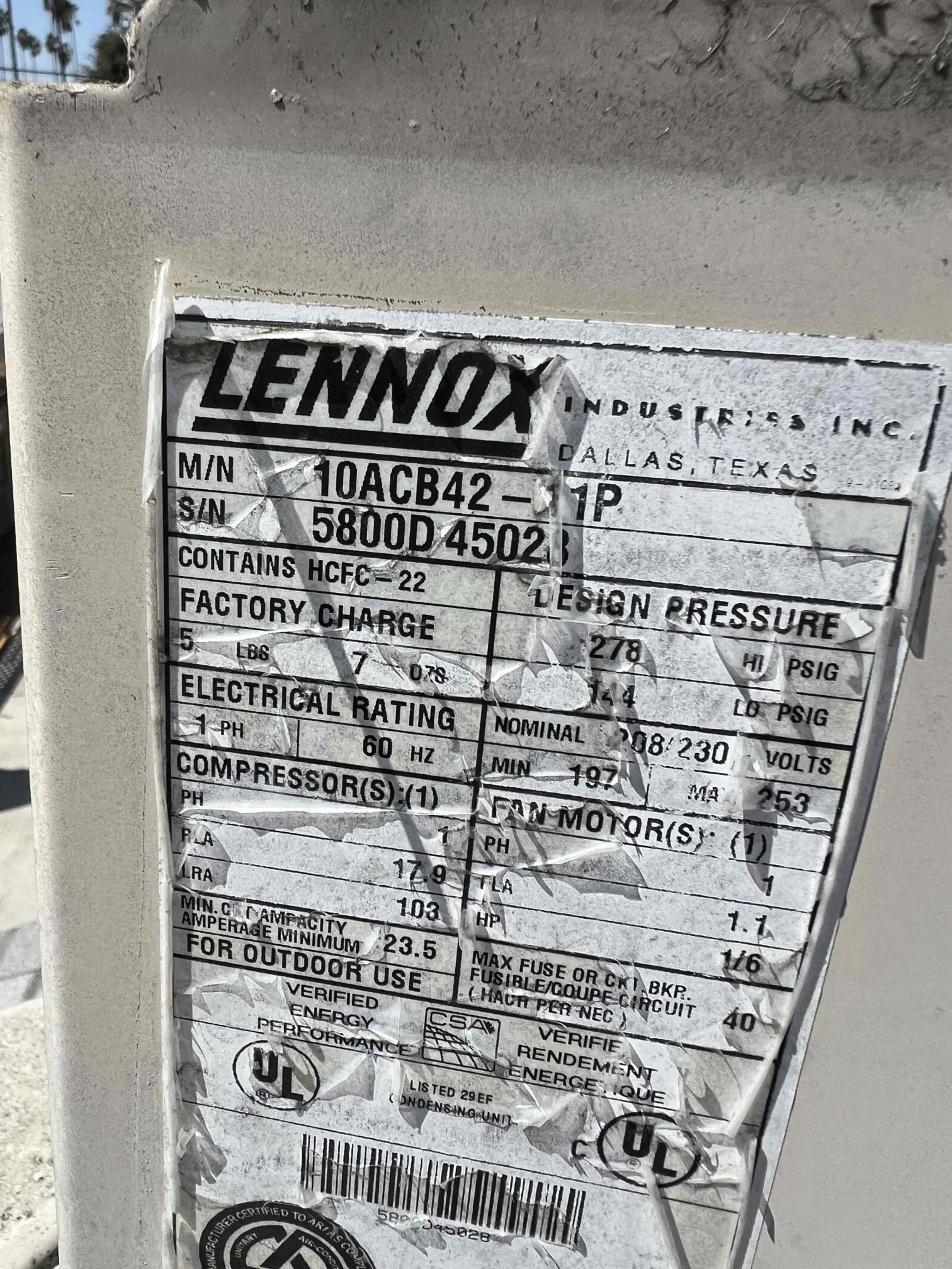 Upon arrival, I assessed the HVAC system and discovered that the compressor was locked out due to a high-temperature condition. The system in question is a 30-year-old R-22 unit, which is nearing the end of its operational lifespan. After conducting a thorough inspection, I identified the root cause of the issue and managed to get the system running temporarily. However, given the age and condition of the equipment, I anticipate that the problem will recur shortly. Consequently, I have prepared an estimate for the owner, recommending a complete system replacement to ensure reliable and efficient performance moving forward.