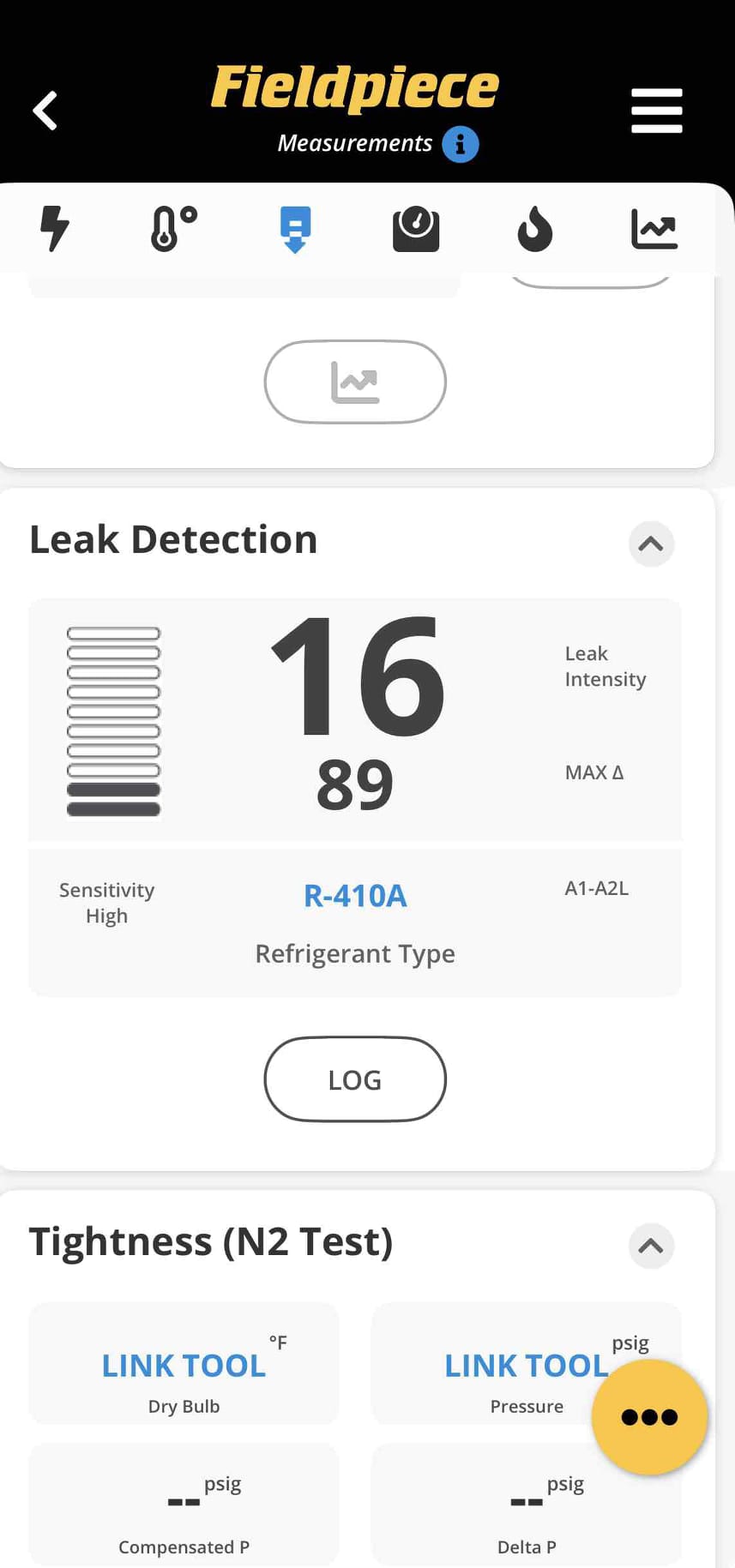 I returned to diagnose the Ruud packaged unit after the homeowner reported it was no longer cooling. The system had previously experienced a refrigerant leak, treated with UV dye and leak sealant as a temporary fix. Using electronic leak detection, I identified a strong response at the evaporator coil. Initial readings indicated a low refrigerant charge. I added 1 lb 9 oz of R-410A as a temporary measure while the homeowner decides on repair or replacement. Cooling improved, with a 17.6°F return-to-supply temperature split, 76.6°F return, and 59.0°F supply. I recommended replacing the evaporator coil to address the leak, noting that the leak remains active and the temporary recharge offers no warranty. I returned to diagnose the Ruud packaged unit after the homeowner reported it was no longer cooling. The system had previously experienced a refrigerant leak, treated with UV dye and leak sealant as a temporary fix. Using electronic leak detection, I identified a strong response at the evaporator coil. Initial readings indicated a low refrigerant charge. I added 1 lb 9 oz of R-410A as a temporary measure while the homeowner decides on repair or replacement. Cooling improved, with a 17.6°F return-to-supply temperature split, 76.6°F return, and 59.0°F supply. I recommended replacing the evaporator coil to address the leak, noting that the leak remains active and the temporary recharge offers no warranty.