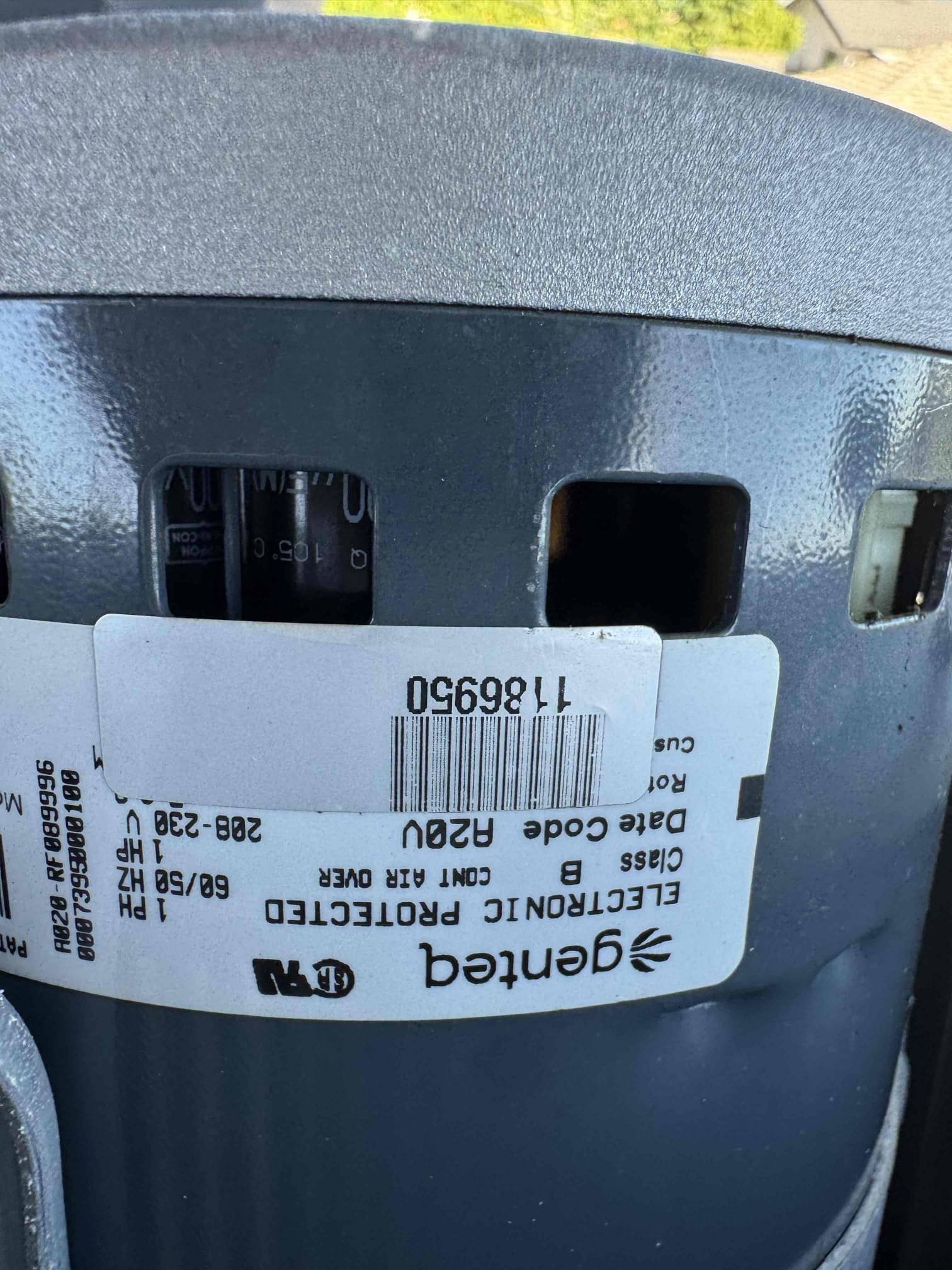 I completed the approved factory ECM blower motor replacement. The old blower motor/module was removed and replaced with a new factory unit, preserving the original wiring and cooling-speed configuration. I verified 240V line power and the correct 24V low-cooling speed signal to the motor. The new blower produced stronger, consistent airflow without the previous slow operation or rattling. After a 15-minute cooling test, temperatures measured 81.2°F return and 59.5°F supply, achieving a stable 21.7°F temperature split. Cooling and dehumidification were confirmed, and the system was returned to thermostat control. The mechanical repair is complete, and the system is ready for further improvements.