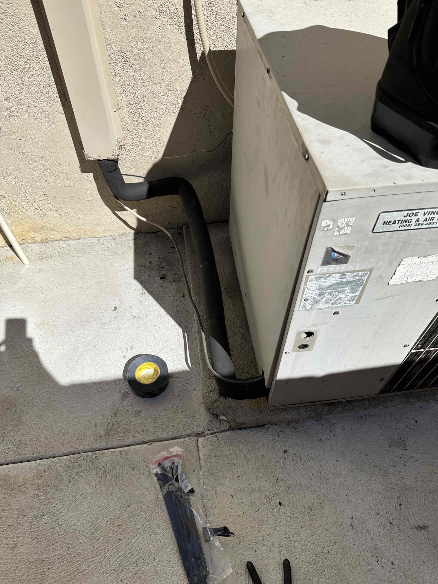 I completed the installation of ruby text insulation for both units on the condenser, ensuring optimal thermal efficiency and noise reduction. This involved carefully measuring and cutting the insulation to fit precisely, followed by securing it in place. Additionally, I performed routine maintenance on the condenser, checking for any signs of wear or damage and ensuring all components were functioning correctly. The work was completed with minimal labor, reflecting my expertise and efficiency.
