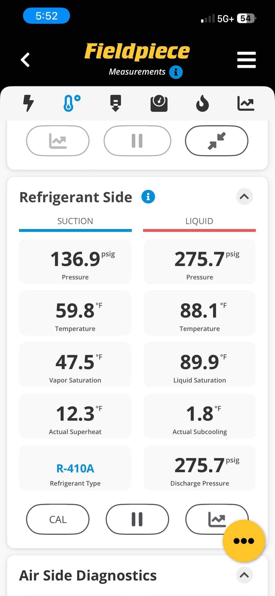 A comprehensive maintenance and safety inspection was conducted on a 2010 Lennox 3-zone HVAC system. System operation was verified across all zones. Refrigerant pressures were checked and found within the proper range. Electrical components in the outdoor condenser showed signs of wear, with black burn marks on the contactor relay. The dual run capacitor readings were below acceptable tolerances, particularly on the compressor side. The furnace filter was extremely dirty and the blower wheel was heavily contaminated with dust, both requiring immediate replacement.