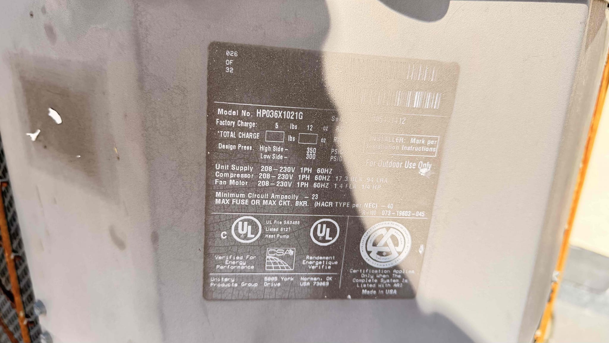 Upon inspection, I identified a significant issue with the refrigerant line set, which was leaking. This leak posed a risk to the system's efficiency and overall performance. After a thorough evaluation, I determined that repairing the line set was not a viable option due to the extent of the damage. Therefore, I recommended replacing the entire line set to ensure the system operates effectively and efficiently. The replacement was completed, and the system is now functioning optimally.