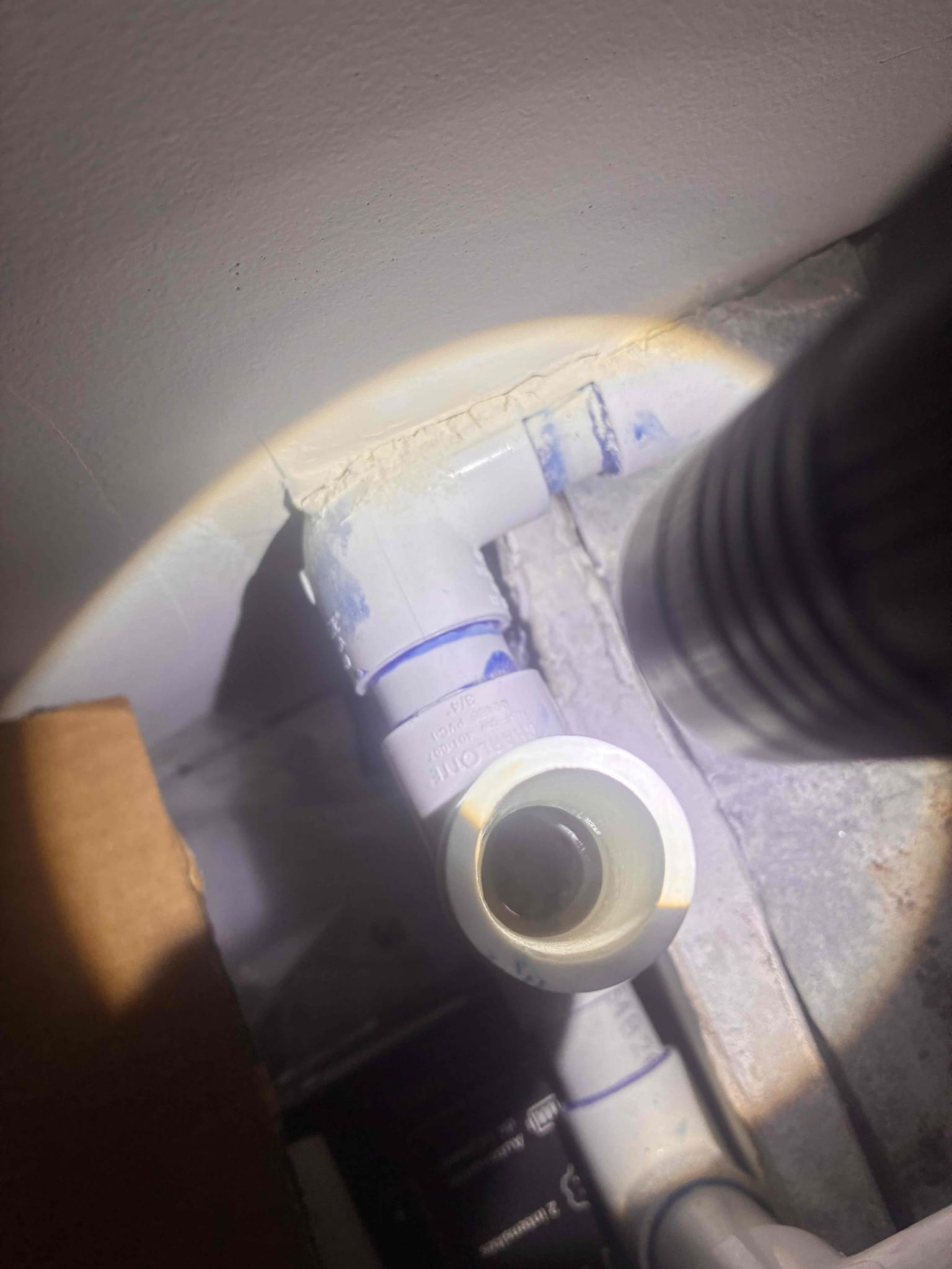 Upon inspection, the condensate drain line was found to be obstructed, preventing the proper drainage of condensation water from the HVAC system. This blockage can lead to water accumulation in the drain pan, potentially causing leaks or water damage around the equipment. I carefully cleared the blockage and used a specialized tool to blow out the line, ensuring it was free of any debris. Following this, I tested the system with water to confirm that the condensate was flowing correctly to the designated termination point, restoring the system's functionality and preventing future issues.