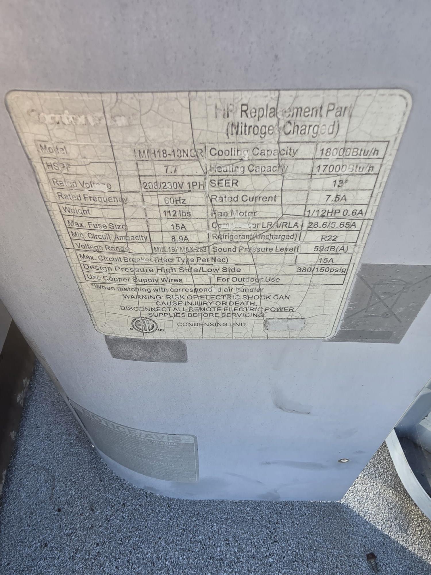 During the service inspection, I identified several critical issues with the system. The outdoor condenser had a faulty start capacitor and relay, which were both non-functional. Additionally, the contactor was severely pitted, compromising its ability to operate effectively. To rectify these issues, I replaced the bad start capacitor and relay with new components. Furthermore, the contactor was replaced with a 2-pole contactor to ensure reliable operation. These repairs were essential to restore the system's functionality and efficiency.