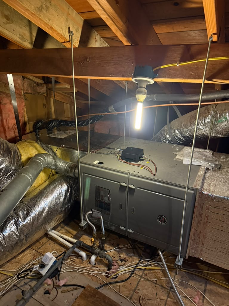 Los Angeles, CA - On Tuesday, I completed a comprehensive change-out of a GOODMAN 5 TON 14 SEER condenser and coil. The process began with the removal and disposal of the existing equipment. I then installed a new 5 TON 14 SEER condenser and a 5 TON plenum evaporator coil. An electrical service disconnect box and whip were also installed, followed by the blow-out of the existing condensation line. The existing drain pan was checked for proper drainage and leveling. A condenser pad, SS2 safety shut-off switch, and Braeburn thermostat were installed as needed. The AC line set was flushed with RX-11 or nitrogen. Connections were made to the existing electrical circuit, low voltage line, supply plenum, and air ducts. The job included GOODMAN standard warranties and adhered to the payment schedule.