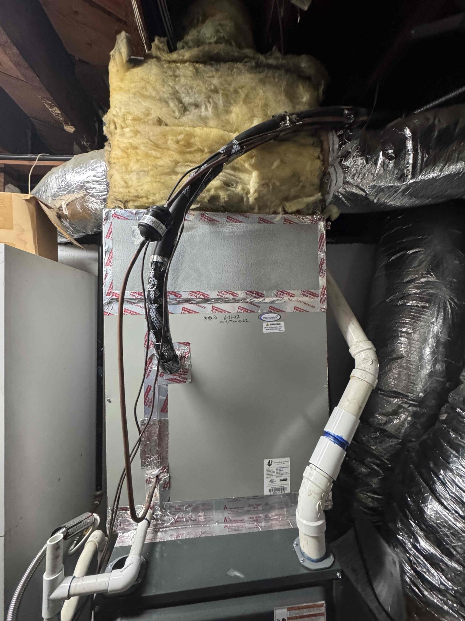 Came out to do preventative maintenance on AC unit. Upon checking the temperature split of the system, found that there was only 11° temperature split. Upon checking the outdoor unit found that refrigerant was low and unit is leaking, and also coil was freezing. Recommended doing a pressurized leak check to find out where the leak is and repair it. Came out to do preventative maintenance on AC unit. Upon checking the temperature split of the system, found that there was only 11° temperature split. Upon checking the outdoor unit found that refrigerant was low and unit is leaking, and also coil was freezing. Recommended doing a pressurized leak check to find out where the leak is and repair it.