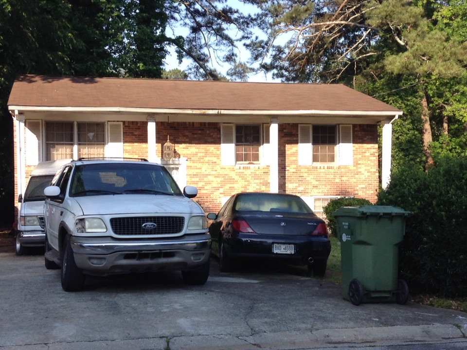 Atlanta, GA - Roof replacement done in cedar brown color shingles Atlanta, GA - Roof replacement done in cedar brown color shingles