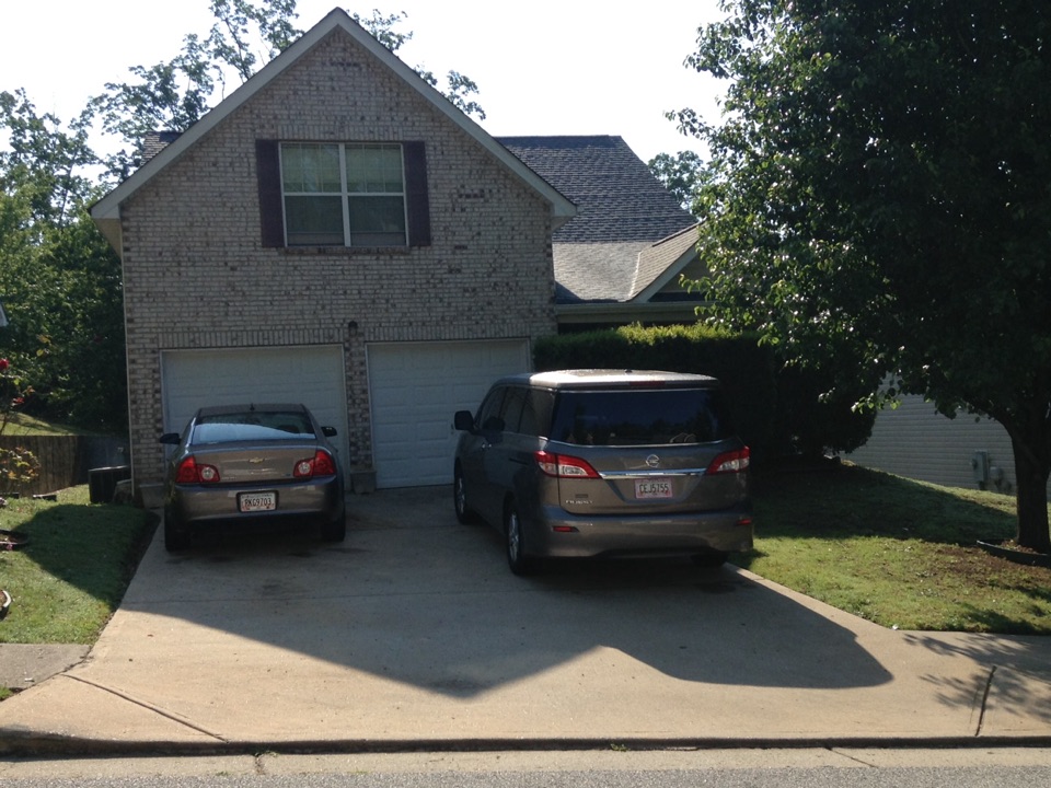 Austell, GA - Re-roofing done in colonial slate color shingles Austell, GA - Re-roofing done in colonial slate color shingles