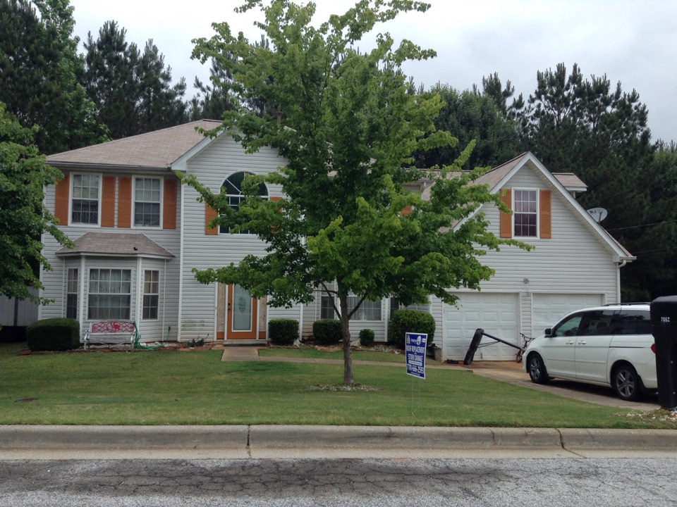 Lithonia, GA - Reroofing done in cinnamon frost color shingles Lithonia, GA - Reroofing done in cinnamon frost color shingles