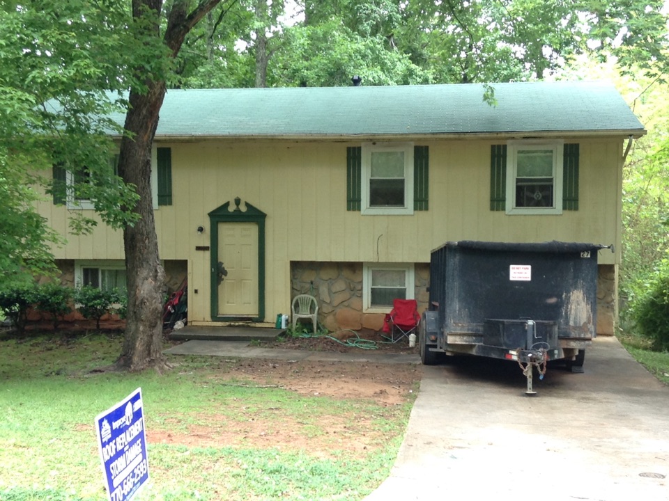 Lithonia, GA - Roof replacement donein evergreen blend color shingles Lithonia, GA - Roof replacement donein evergreen blend color shingles