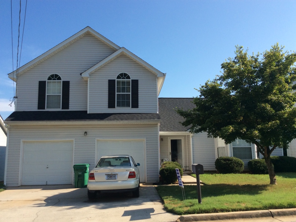 Decatur, GA - Roof replacement done in moire color shingles Decatur, GA - Roof replacement done in moire color shingles