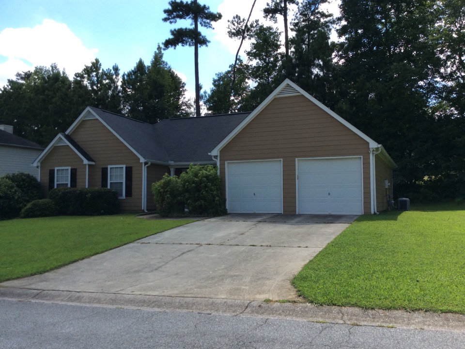 Austell, GA - Roof replacement done in charcoal black color shingles Austell, GA - Roof replacement done in charcoal black color shingles