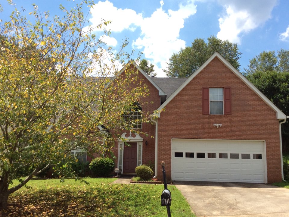 Lithonia, GA - Roof replacement done in moire black color shingles Lithonia, GA - Roof replacement done in moire black color shingles
