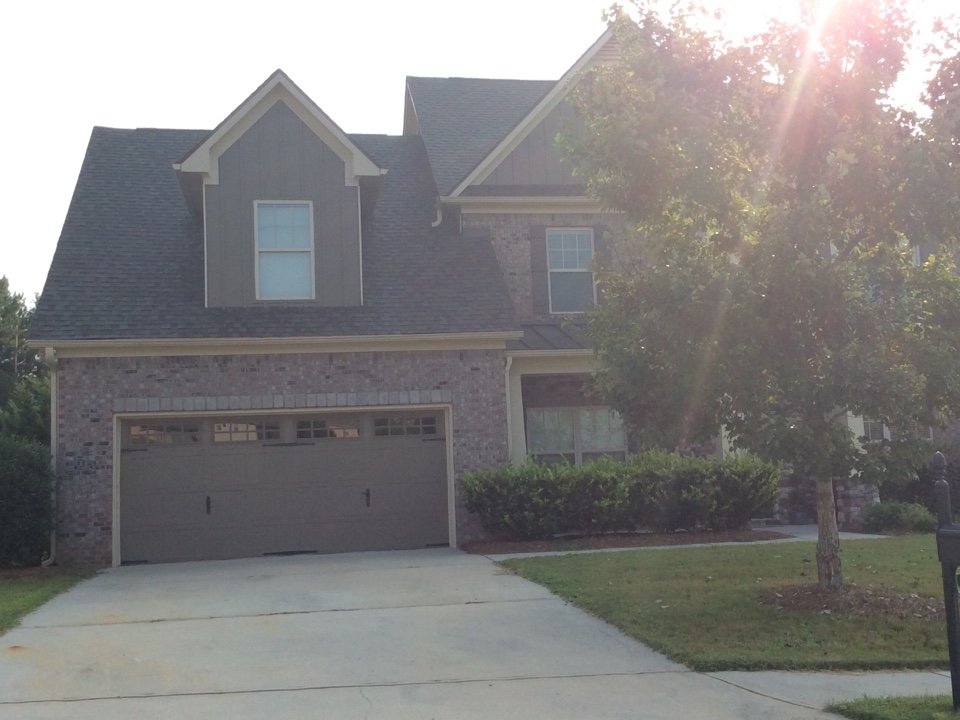 Loganville, GA - Roof replacement done in the Weatherwood color shingles Loganville, GA - Roof replacement done in the Weatherwood color shingles
