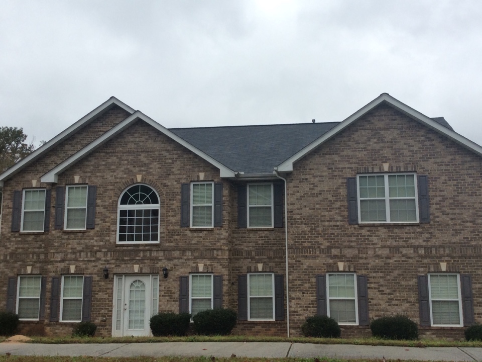 Lithonia, GA - Roof replacement done in black color shingle Lithonia, GA - Roof replacement done in black color shingle