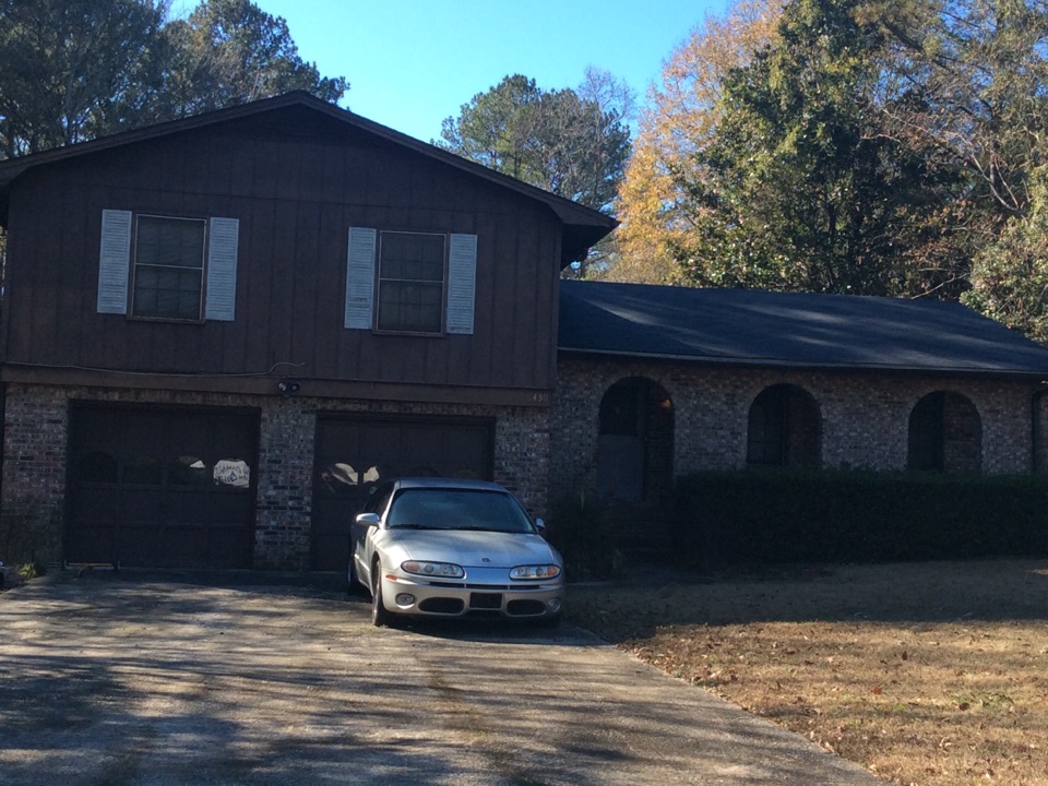 Riverdale, GA - Route replacement in moire black color shingles Riverdale, GA - Route replacement in moire black color shingles