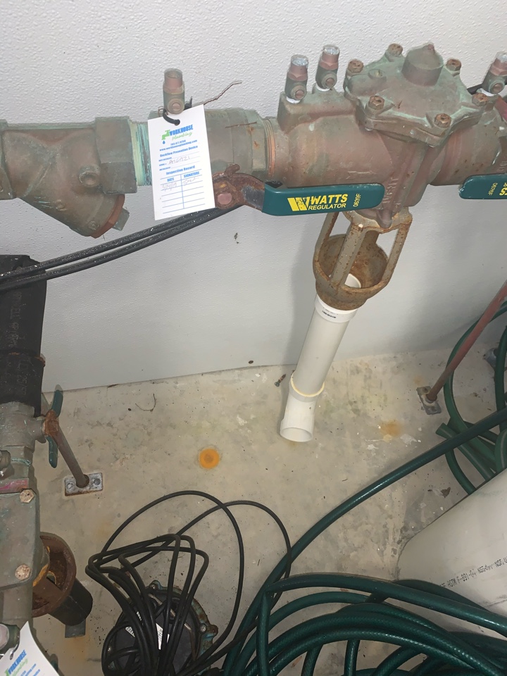 Performing an annual Backflow test for Fairfax County public schools today. 