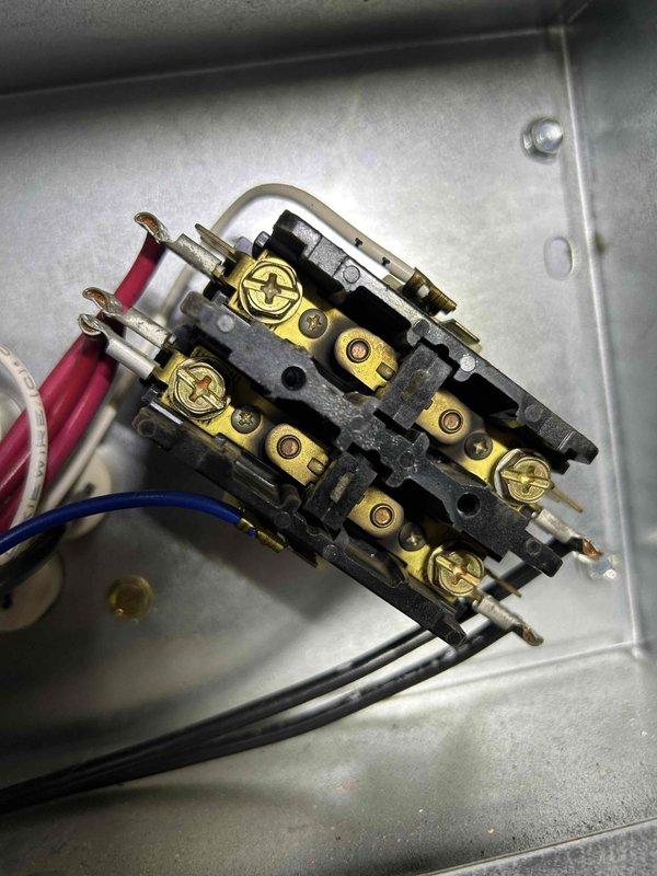 Responded to no heat complaint on 20+ year old heat pump system. Diagnosed failed contactor in outdoor unit preventing proper heat cycle. Removed debris from around outdoor unit, inspected electrical connections, and replaced worn contactor. System now operating properly with restored heating function.