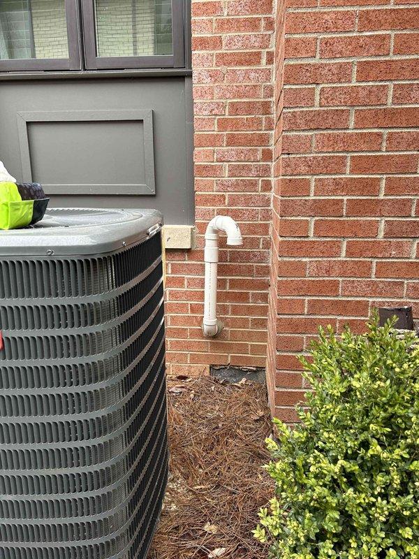 Completed installation corrections for failed tankless water heater inspection. Extended fresh air intake to exterior of home and shortened relief line to proper height above floor as required by code. Verified proper operation of unit after modifications were completed.