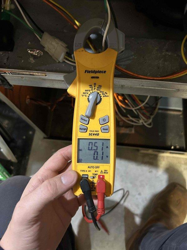 Completed scheduled care plan tune-up on 6 HVAC units, requiring 2 technicians with customer-provided ladder. Applied drain pan treatments to all units as part of annual fall maintenance. Performed electrical testing with clamp meter to verify proper amperage readings and inspected furnace components, confirming system is operating within manufacturer specifications.
