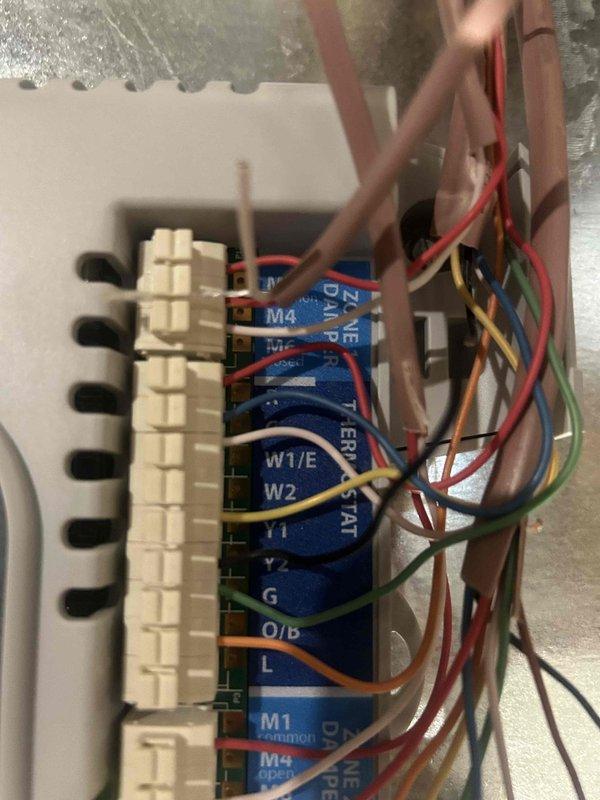Diagnosed intermittent auxiliary heat activation issues on a 6-year-old Climate Master geothermal system still under parts warranty. Verified system was originally configured for single-stage operation despite being a two-stage unit and identified voltage discrepancy between terminal sides (24V right side, 16V left side). Replaced thermostat with compatible Vision Pro 8000 model and reconfigured control board for proper two-stage operation to resolve premature auxiliary heat calls.
