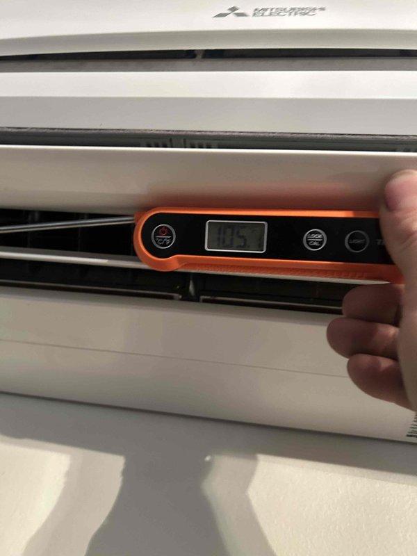 Responded to call back for Mitsubishi mini-split system experiencing issues. Performed diagnostic testing with pressure readings showing 175 PSI. Identified faulty flare connections on refrigerant lines serving both upstairs heads. Will return to recover remaining refrigerant, remake all four flare connections, conduct pressure testing, vacuum system, and recharge with 9 lbs of R410A.