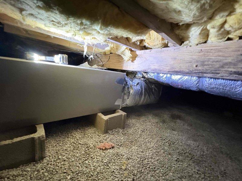 Successfully installed a complete dual heat pump system, including a 1.5-ton Bryant GH5 15.2 SEER2 heat pump for the rear zone and a 2-ton Bryant GH5 for the front zone, paired with Bryant FJ5 series air handlers with 7.5kW and 10kW auxiliary heat kits respectively. Relocated front thermostat to interior wall, installed Honeywell FocusPro WiFi-enabled thermostats, and completed all necessary connections including new basebox with filter rack, return plenum, outdoor equipment pad, snow legs, electrical disconnects and whips.