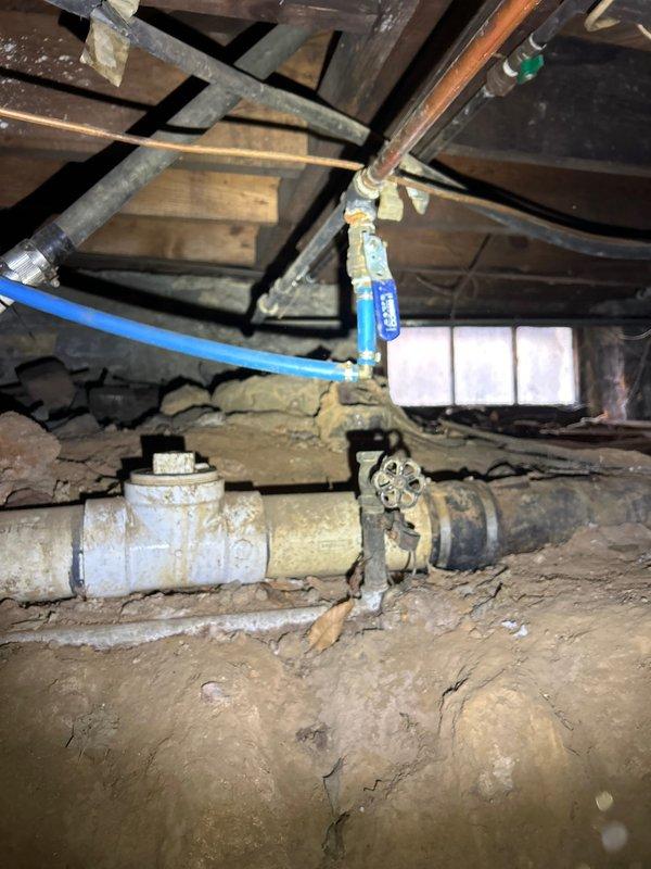 Responded to reported gas leak concern following removal and reinstallation of stove by handyman. Conducted comprehensive inspection of gas supply system, focusing on connection points and fittings. Located damaged gas connection fitting with improper sealing tape application at stove connection point. Replaced deteriorated fitting and properly sealed connection, then performed pressure test to verify system integrity. All gas connections now secure with no detectable leaks.
