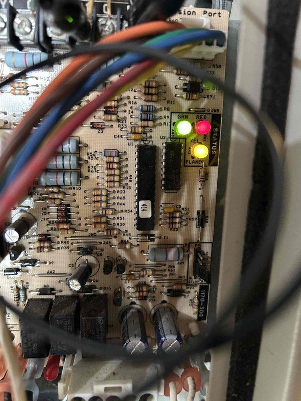 Responded to a scheduled service call after 1pm to address pressure switch issues in the HVAC system. Upon inspection of the circuit board and internal components, determined both pressure switches had failed. Successfully removed the defective switches and installed new replacement units, restoring proper system operation and safety functionality.