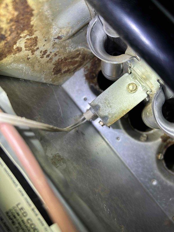 Performed scheduled care plan tune-up on AC/GF unit located in crawl space. Inspected system components and identified corrosion on metal surfaces and connection points. Replaced customer-supplied 16x25x4 filter and verified proper operation of all mechanical components.