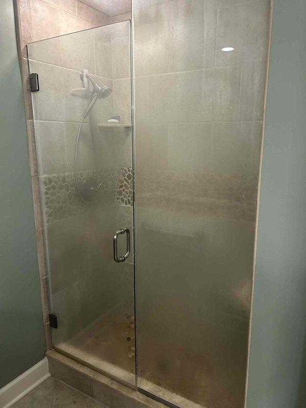 Responded to a service call for shower pressure issues in the master bathroom. Upon inspection, found the handheld shower unit was functioning with suboptimal pressure despite normal water flow to other fixtures in the home. Diagnosed and cleared mineral buildup in the shower head and pressure regulator, restoring proper water flow and pressure to the affected fixture.