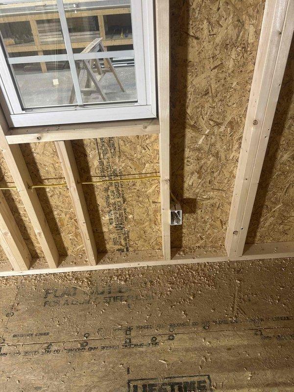 Completed installation of a 100AMP panel with two breakers in Watson 14x281 building. Installed electrical components including one GFCI outlet, two duplex outlets, one single pole switch, and one keyless fixture. Performed initial inspection and scheduled return trip to complete remaining work.