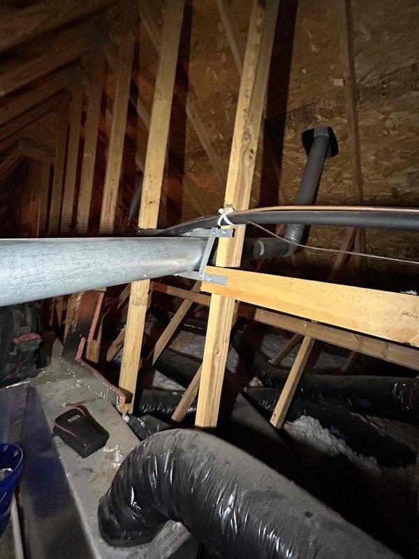 Successfully installed a complete Carrier two-stage HVAC system including a 70K BTU 80% efficient furnace (58TP0B070V14), 3-ton two-stage AC unit (26TPA836W003), and matching evaporator coil (CVAMA3617XMA). Work included enlarging the return filter grille to 20x30, installing a digital thermostat, and repairing kinked flex runs to ensure optimal system performance.
