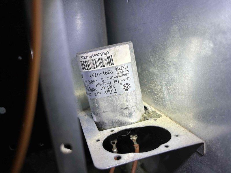 Performed scheduled Care Plan maintenance on Rheem HVAC system located in crawlspace. Inspected and verified operational status of capacitor (P291-0733) and overall system components. Identified appropriate filter size for customer as requested during service appointment.