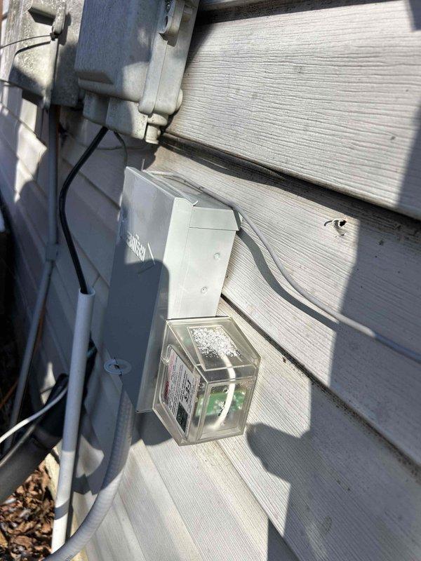 Performed annual Care Plan tune-up maintenance on heat pump/air handler system located in attic. Inspected two 20"x20"x1" ceiling return filter grilles. Examined exterior electrical connections and Trane condenser unit, confirming proper installation and operation.
