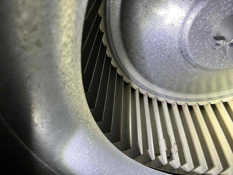 Performed comprehensive maintenance check-up on two HVAC systems (Club Duo) with units exceeding 20 years of service life. Inspected squirrel cage blower assembly for proper operation and noted normal dust accumulation. Exterior condenser unit was examined for proper installation and function, with visual inspection confirming appropriate placement on concrete pad with intact refrigerant lines.