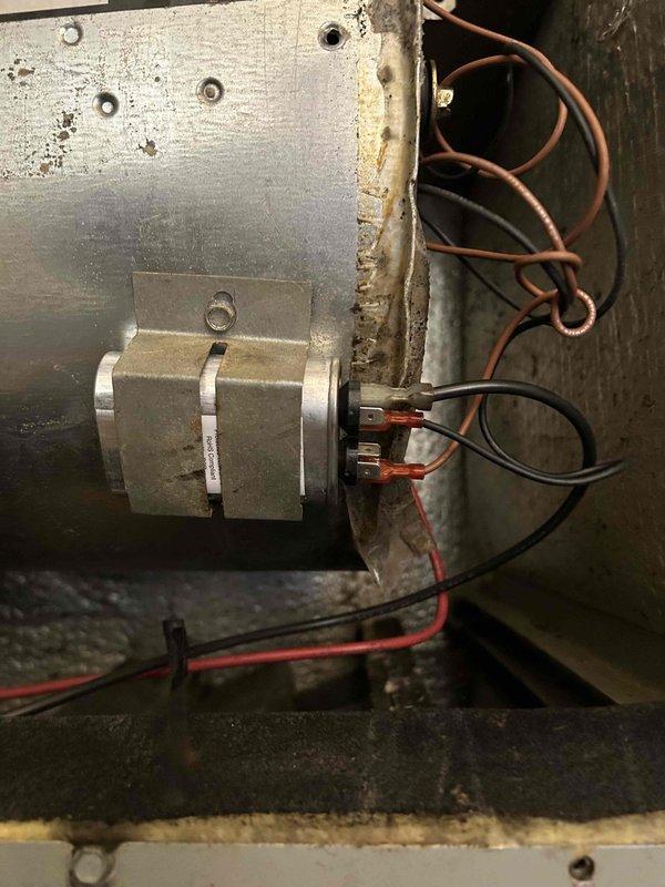 Successfully completed HVAC service repair by replacing the defective blower motor and associated capacitor as per work order. Visual inspection confirmed proper installation of the new components with all electrical connections properly secured and tested for functionality.