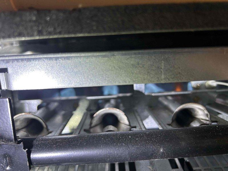 Performed Care Plan Tune Up on heat pump/gas furnace system located in laundry room off garage. Conducted visual inspection of burner assembly which appeared in functional condition, and measured electrical current draw at 0.6 amps during operation using Fieldpiece clamp meter. Equipment is easily accessible and operating within normal parameters.