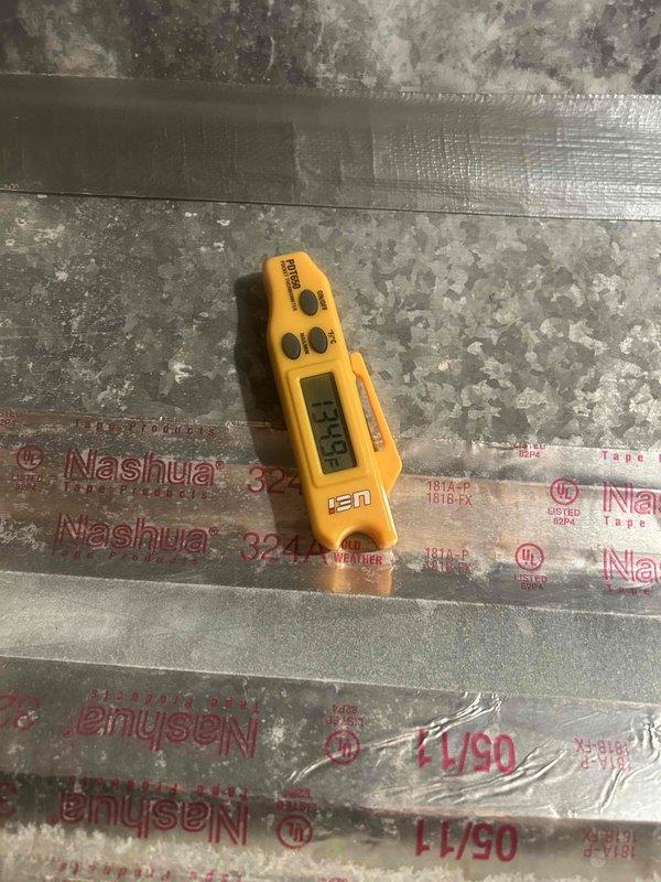 Responded to no heat call for 15-year-old Bryant electric system showing code 83 (low pressure lockout). Diagnostic testing revealed refrigerant pressure issues while blower was operational. Outdoor unit inspection showed significant ice/snow accumulation on condenser coil. Performed system pressure test and temperature differential measurements to confirm diagnosis. Cleared ice buildup, restored proper refrigerant levels, and verified normal operation before departure.