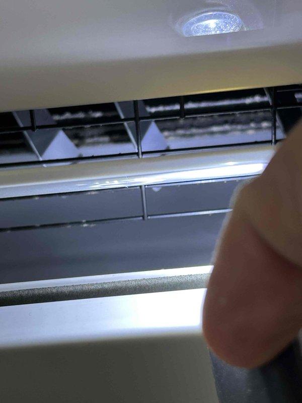 Performed routine maintenance on Mitsubishi mini-split system in sunroom per Care Plan agreement. Removed, cleaned, and reinstalled washable filters which showed visible dust accumulation. Inspected unit operation and verified proper functioning of all components.
