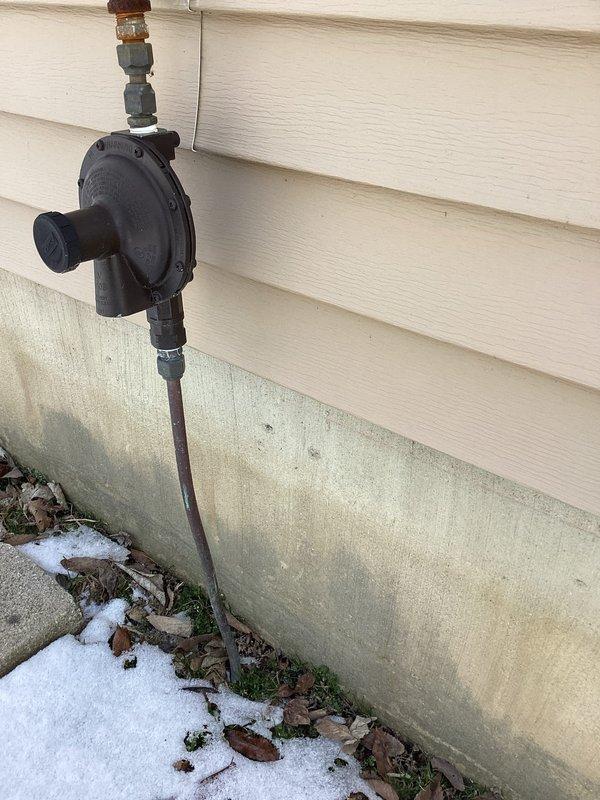 Conducted comprehensive generator installation assessment. Inspected existing gas supply system including wall-mounted regulator and associated piping. Evaluated electrical service capacity via meter examination to determine appropriate connection requirements and load capacity for proposed generator installation.