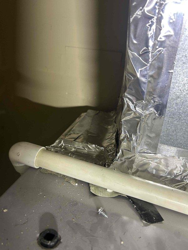 Responded to no heat call for 1-year-old heat pump system operating in electric mode. Diagnosed failed capacitor as evidenced by system running on emergency heat. Replaced capacitor, reconnected all wiring terminals (black, orange, purple) to proper connections, and verified proper operation of the unit. System is now heating normally.