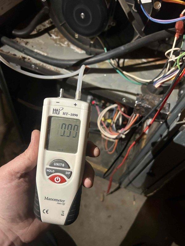 Responded to call back regarding recently installed gas valve that customer reported as non-functional. Upon inspection, verified gas pressure readings with digital manometer (HT-1890) showing 0.37" WC, which is within normal operating parameters. Determined that system was functioning correctly; issue was due to improper operation by customer's handyman. Explained proper startup sequence and confirmed normal operation before leaving.