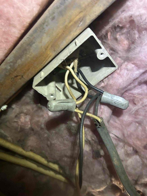 Responded to emergency no-heat call for two electric HVAC systems (6 and 11 years old) with recurring breaker trips. Inspection of attic and crawlspace units revealed improper electrical connections at junction box with exposed wiring and deteriorated insulation. Repaired faulty wiring connections, secured loose terminals, and reset breakers to restore proper operation to both systems.