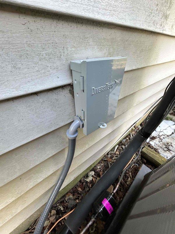 Successfully installed complete RUUD heat pump system, including 14.3 SEER2 two-stage 3-ton heat pump (RP14AY36AJ2NA), matching 3-ton air handler (RH2TY3617STANNJ), and 15KW heat kit (RXBH-172415J-B) with digital thermostat. Installation included all necessary components: outdoor unit pad, snow legs, electrical connections, refrigerant line insulation/filter, condensate trap, SS2 coil drain safety water sensor, and transition to existing ductwork.