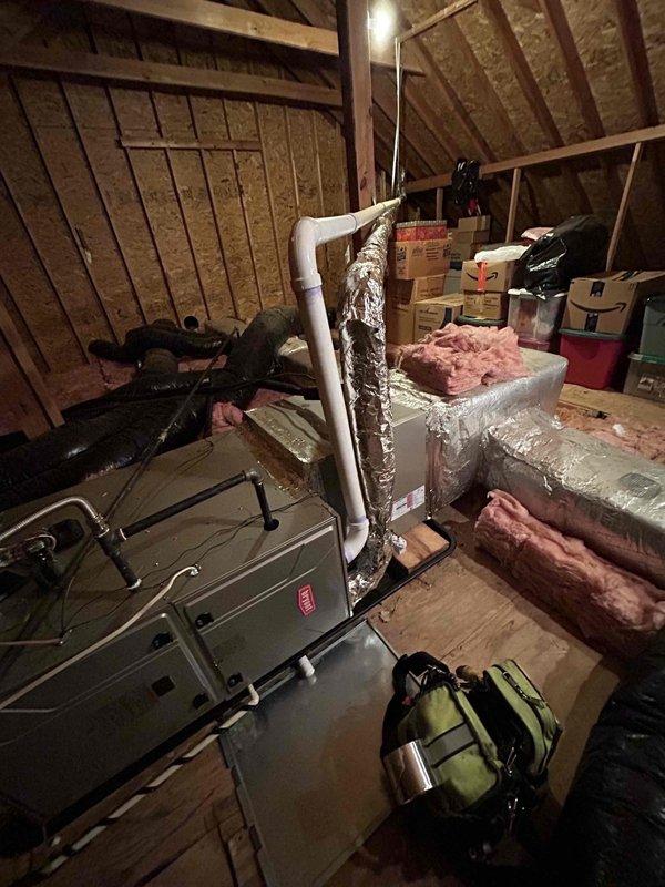 Performed seasonal Care Plan Tune Up on dual HVAC systems located in attic and basement. Inspected equipment condition, checked connections, and replaced 16x25x1 air filters (customer supplied). Systems were operating within normal parameters after service with no issues identified.